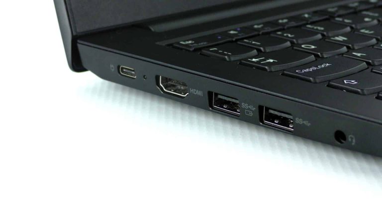 Lenovo ThinkPad E480 - USB 3.1 tpyu C, HDMI, dwa porty USB 3.0 oraz gniazdo audio