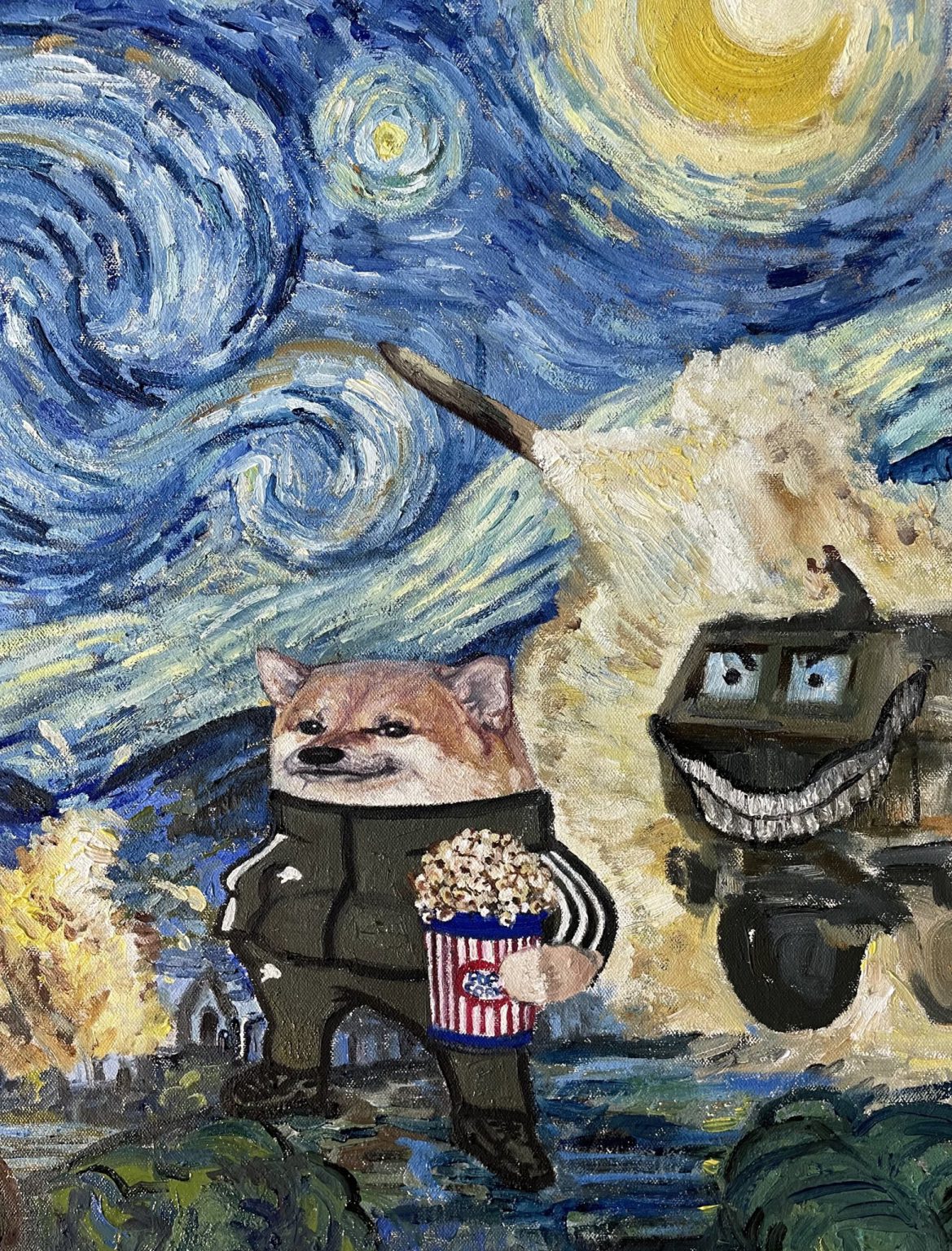 Gwieździsta noc Van Gogha w interpretacji jednego z ziomków