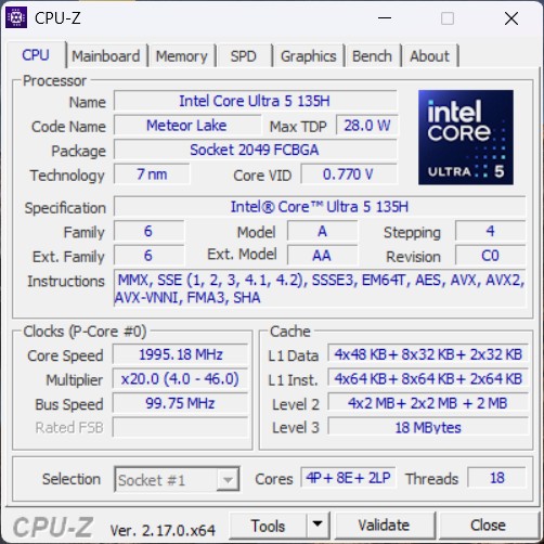 thinkbook 16 g8 recenzja - procesor
