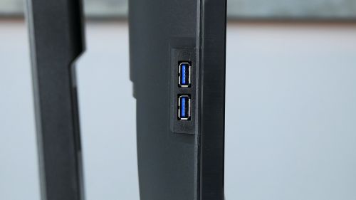 Acer B277 D - hub USB z lewej strony
