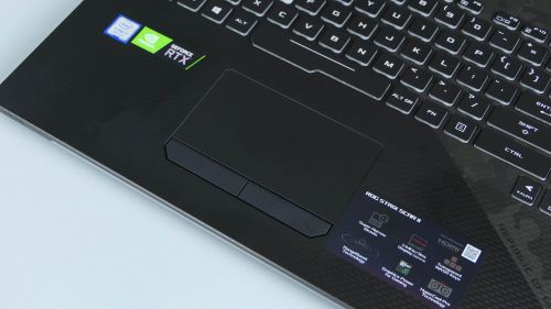 Asus ROG Strix Scar II GL704 - touchpad