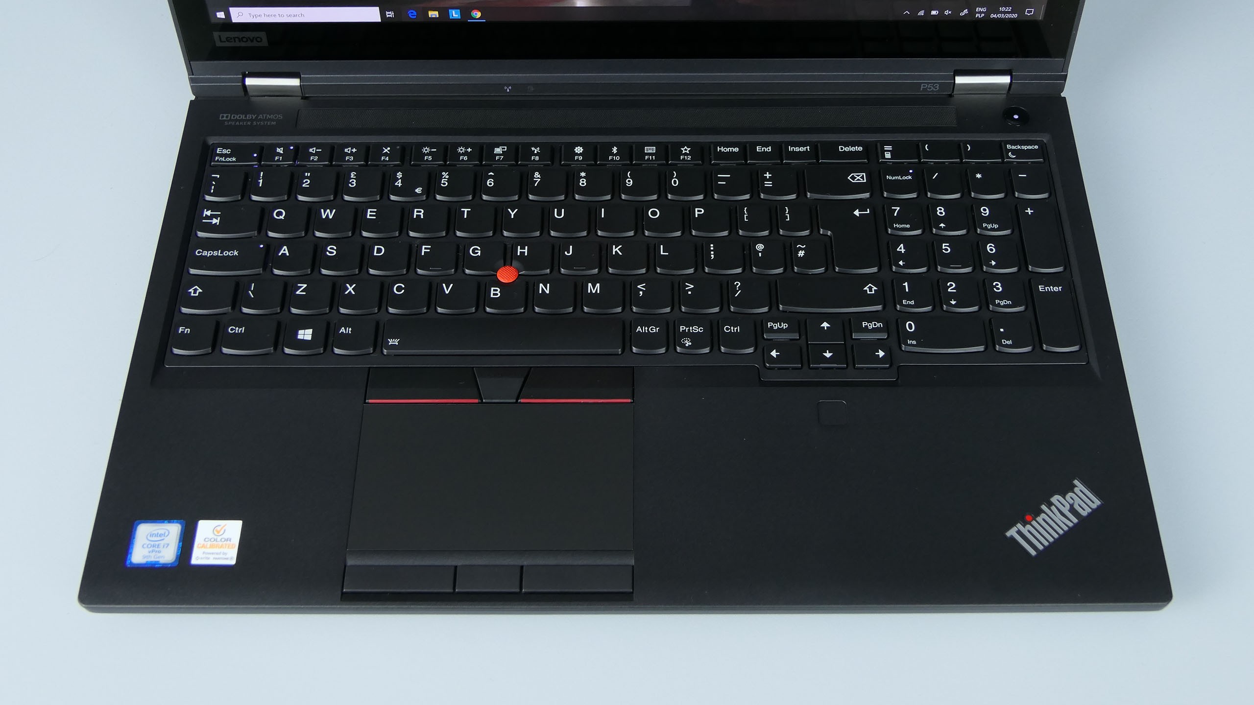 Lenovo ThinkPad P53 - pulpit