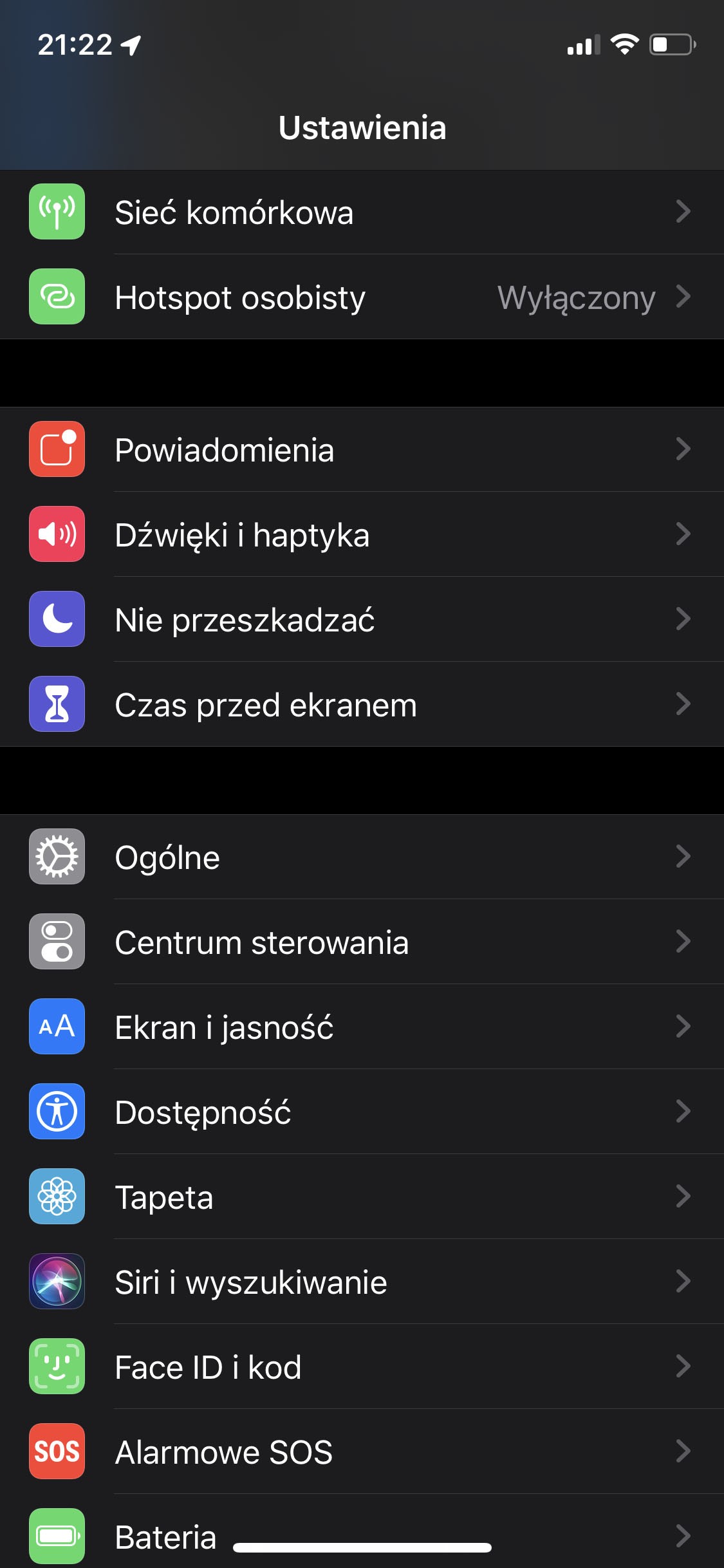 iOS 13 - Dark Mode